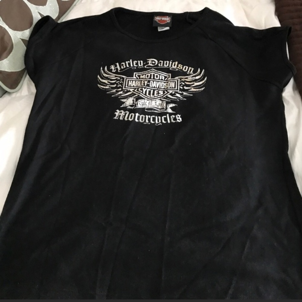 Black Harley t shirt